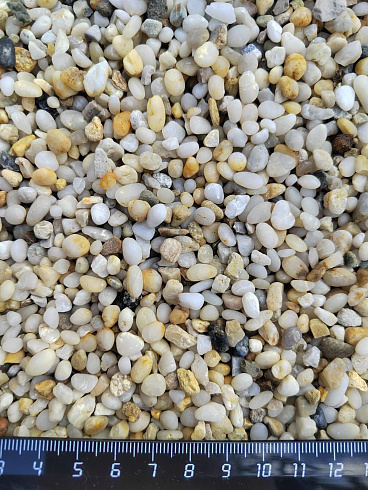 фото Галька крымская жемчужная фр. 3-5 мм. купить в Ижевске  в интернет-портале КАМЕНЬ КЛУБ