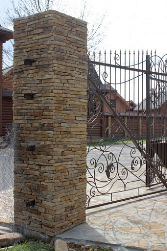 Kamenclub.ru: Песчаник (хворост) art PSG-5-06  купить в Ижевске    1 900 руб/кв.м   фото КАМЕНЬ КЛУБ