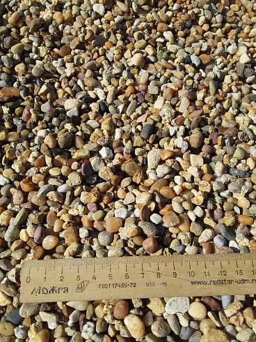 Kamenclub.ru: Галька окат (серо-желтая) фр.5-10 мм. купить  в Ижевске галька речная рыжий, желтый, рыжий, серо-желтый речная окатанная галька декоративная 5000 руб/т   фото КАМЕНЬ КЛУБ