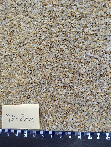 Кварцевый песок для площадок фр. 0,8 - 2 мм.  купить в Ижевске фото Камень Клуб