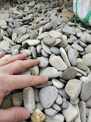 Галька черноморская фр. 40-70 мм.  купить в Ижевске фото Камень Клуб