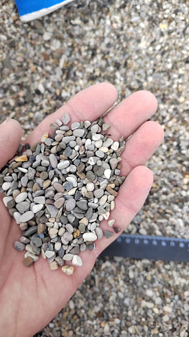фото Галька черноморская фр. 3-5 мм. купить в Ижевске  в интернет-портале КАМЕНЬ КЛУБ