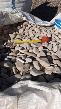 Галька каспийская фр. 40-70 мм.  купить в Ижевске фото Камень Клуб