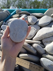 Галька черноморская фр. 100-150 мм.  купить в Ижевске фото Камень Клуб