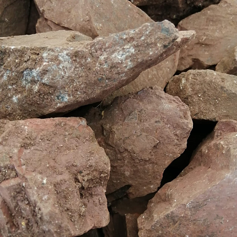 фото Яшма красная  (фр. 70-100 мм)  купить в Ижевске в интернет-портале КАМЕНЬ КЛУБ