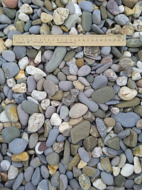 Галька Крымский берег МИКС фр. 20-40 мм.  купить в Ижевске фото Камень Клуб