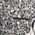 Kamenclub.ru: Щебень галтованный черный (мрамор) фр.40-70 мм.  купить в Ижевске мрамор черный с белыми прожилками, черный, белый щебень галтованный округлый 13500 руб/т   фото КАМЕНЬ КЛУБ