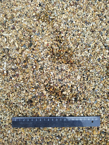 Галька речная окат (рыжая) фр.3-5 мм купить в Ижевске 
