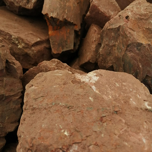 фото Яшма красная  (фр. 70-100 мм)  купить в Ижевске в интернет-портале КАМЕНЬ КЛУБ