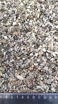 Галька черноморская фр. 3-5 мм.  купить в Ижевске фото Камень Клуб