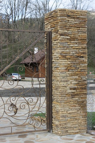 Kamenclub.ru: Песчаник (хворост) art PSG-5-06  купить в Ижевске    1 900 руб/кв.м   фото КАМЕНЬ КЛУБ