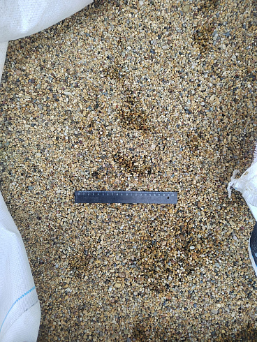 Галька речная окат (рыжая) фр.3-5 мм купить в Ижевске 