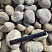 Kamenclub.ru: Галька речная окат (серо-белая) фр. 70-120 мм купить  в Ижевске галька галечник бело-серая, серо-белая, серая, белая речная природная галька  8000 руб/т   фото КАМЕНЬ КЛУБ