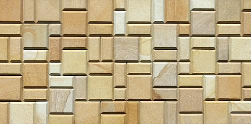 Kamenclub.ru: Песчаник (Римская кладка) art PSG-L-02  купить в Ижевске    3750 руб/кв.м   фото КАМЕНЬ КЛУБ