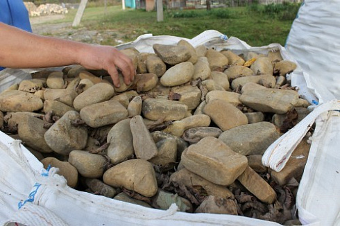 Kamenclub.ru: Песчаник брусчатка  купить в Ижевске    5 500 руб/т   фото КАМЕНЬ КЛУБ