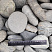 Kamenclub.ru: Галька речная окат (темно-серая) фр. 70-150 мм. купить  в Ижевске галька речная темно-серая, синяя, серая речная галька округлая  8000 руб/т   фото КАМЕНЬ КЛУБ