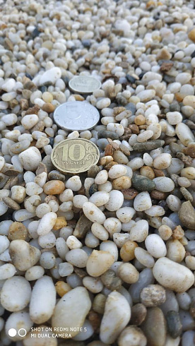фото Галька крымская жемчужная фр. 10-20 мм. в интернет-портале КАМЕНЬ КЛУБ