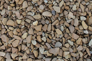 Kamenclub.ru: Щебень крошка желтый (песчаник) фр. 10-20 мм.  купить в Ижевске песчаник бежевый, серый, рыжий декоративный ландшафтный щебень колотый 9500 руб/т   фото КАМЕНЬ КЛУБ