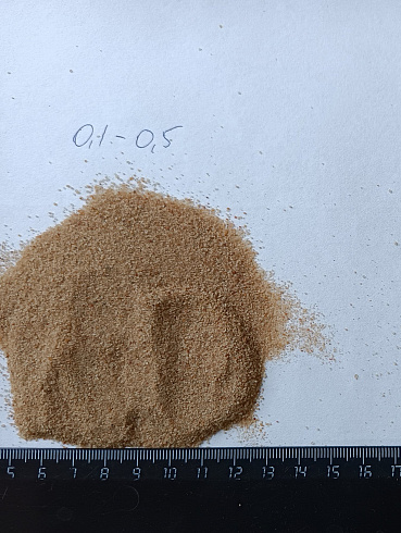 Кварцевый песок для площадок фр. 0,1-0,5 мм.  купить в Ижевске фото Камень Клуб