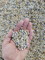 Галька крымская жемчужная фр. 3-5 мм.  купить в Ижевске фото Камень Клуб